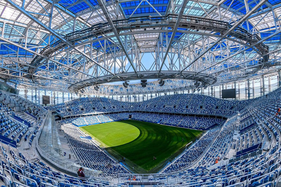 海伦篮球场网架案例